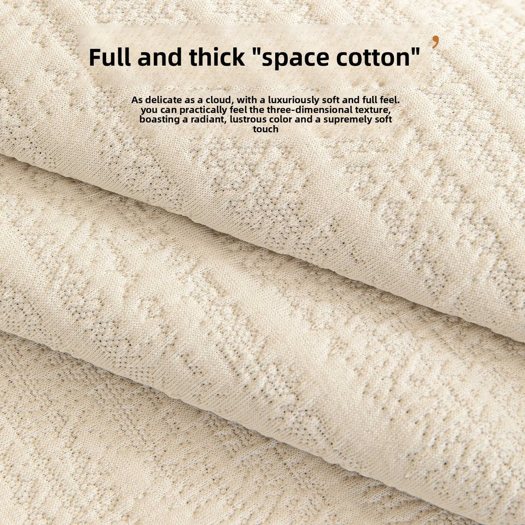 2026 New Cream Style Sofa Cushion Universal Four Seasons Non Slip Seat Pad High Grade Irregular Sofa Cover Mat For Autumn Winter Oasis Select