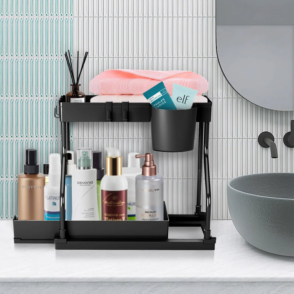 1PC Kitchen acceesories Bathroom accessories Storage organizer Under sink organizer Pull Out Shelf Spice rack organizer Oasis Select