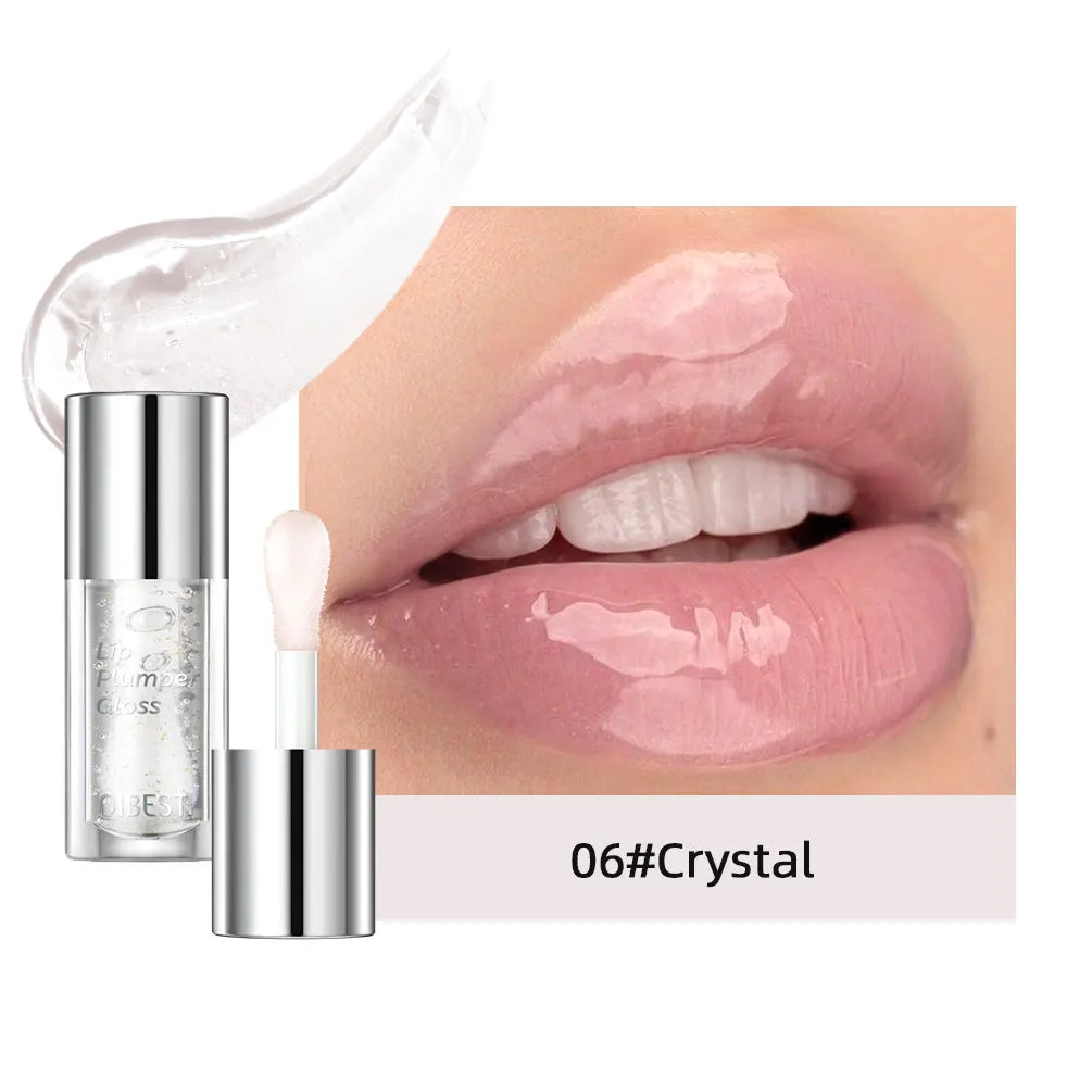 QIBEST Crystal Jelly Lip Oil – Tinted Gloss & Lip Balm
