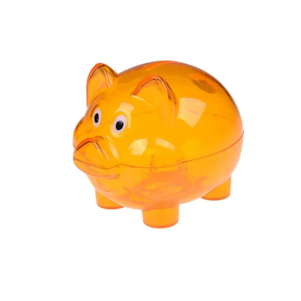 Transparent Pig Piggy Bank – Kids Coin & Money Saving Jar