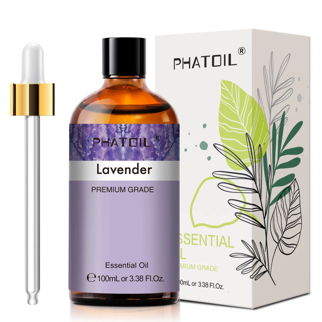 PHATOIL 100ml Pure Essential Oils for Diffuser | Aromatherapy
