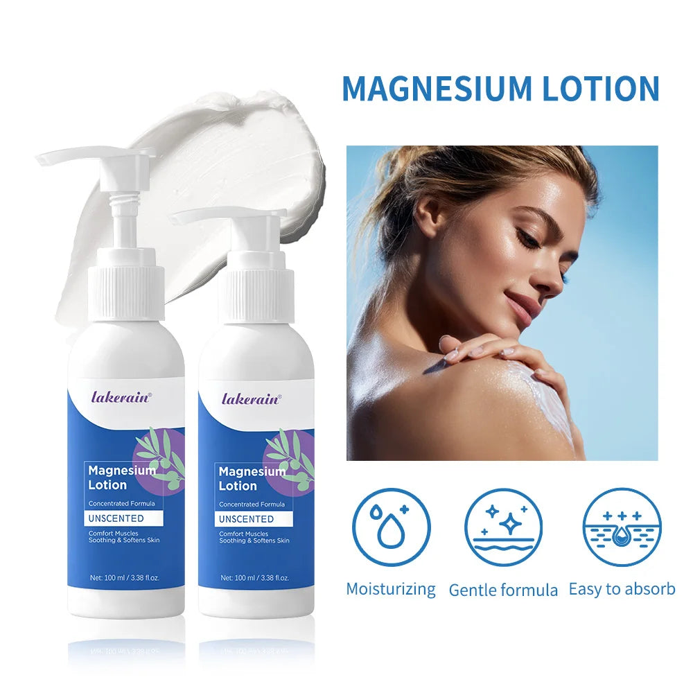 Magnesium Body Lotion – Unscented Moisturizing Skin Cream