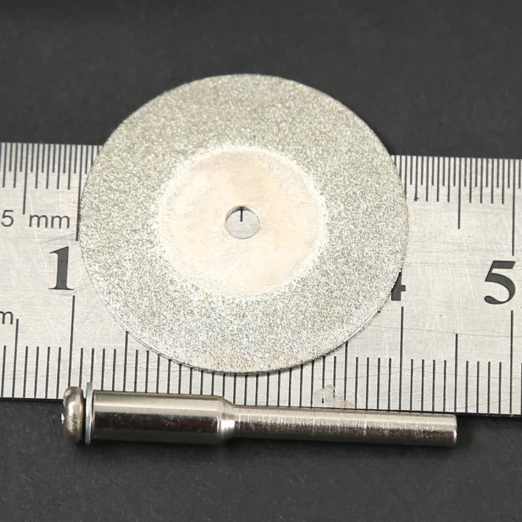 1 Set Diamond Cutting Disc 16mm/20mm/30mm//35mm/40mm Cut Off Wheel 3mm Mandrel Rotary Tool for Jewelry Glass Metal DIY Craft Oasis Select 30mm