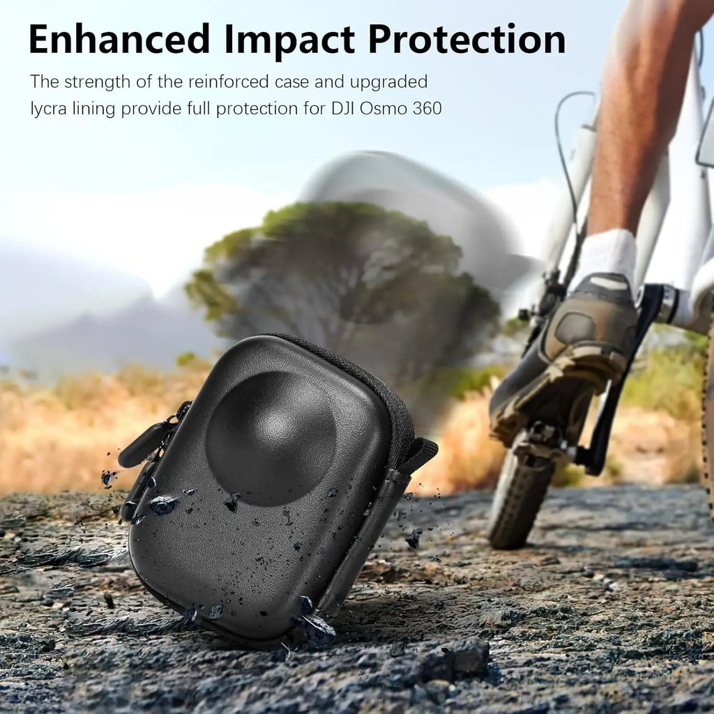 DJI Osmo 360 Carrying Case – Waterproof PU Leather Hard Bag