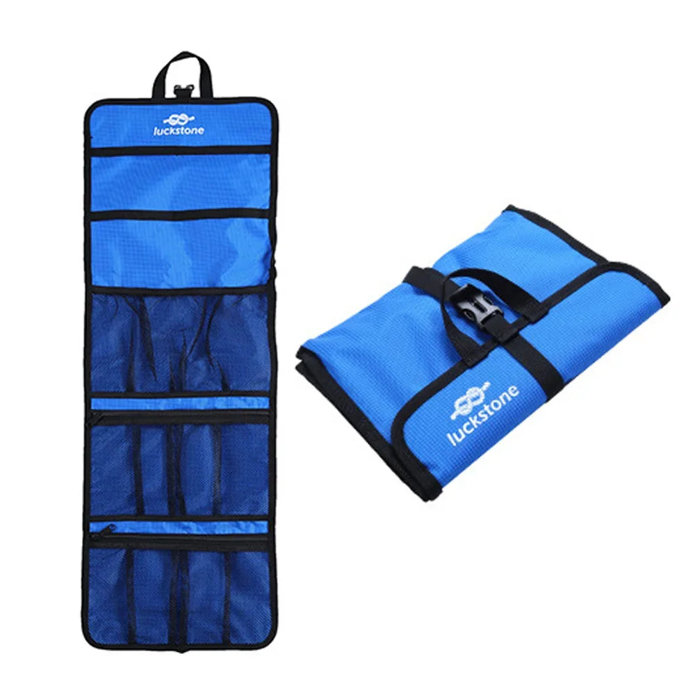 Rock Climbing Storage Bag Gear Equipment Organized Storage Bag Carabiner Organized Bag Oasis Select Blue