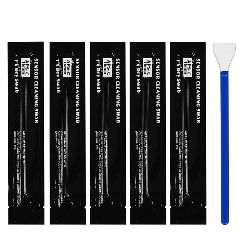10pcs Professional Sensor Cleaning Kit Cleaner Swab Ultra for Digital Camera's CCD or CMOS Sensor for Full-Frame APS-C Sensors Oasis Select