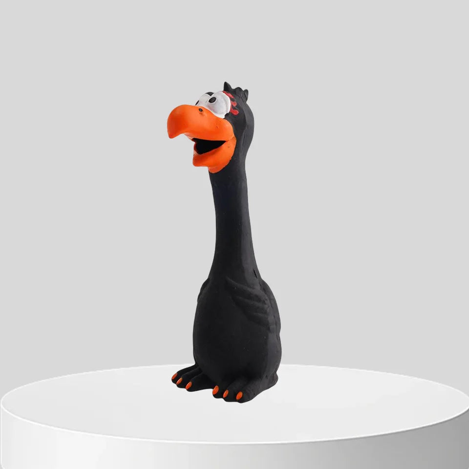 1/3Pcs New Squeak Dog Toy Chew Bone Squeaky Ball Chicken Sound Dog Toys Tooth Grinding Training Pet Toy Supplies Dog Accessories Oasis Select A black