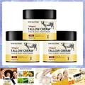 Beef Tallow Paste Deeply Moisturizer Honey Balm Brightening Wrinkle Remover Grass Fed Tallow Wild Honey Face Body Cream Skin Oasis Select 70g-3pcs