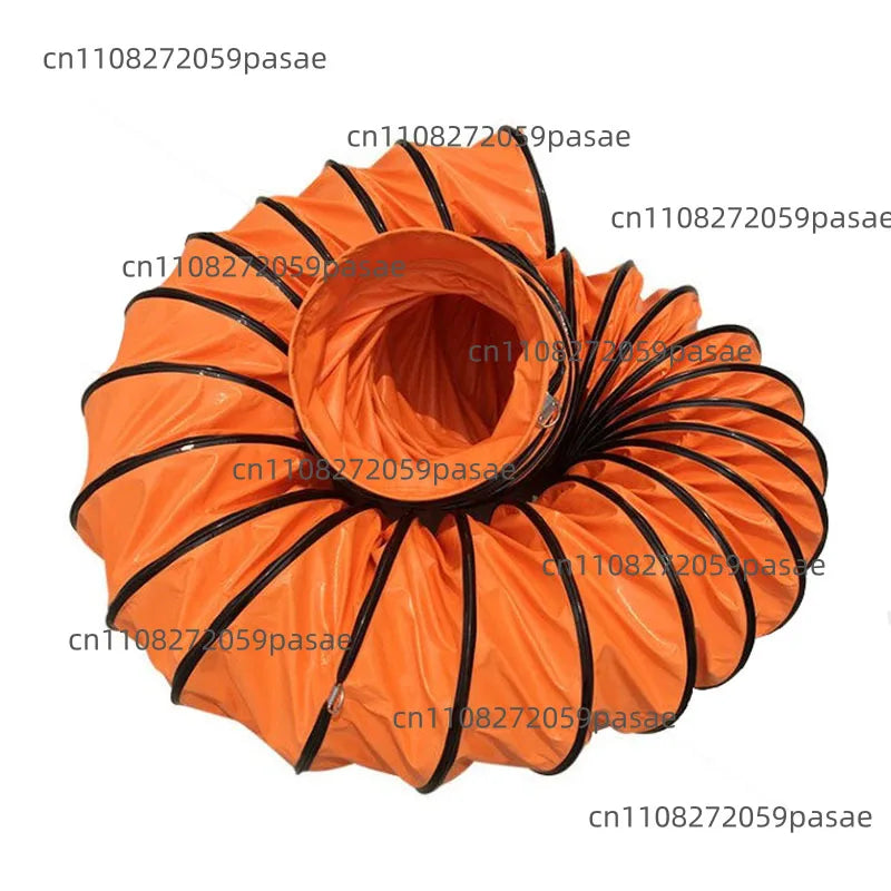 New Telescopic Air Duct Mine Paint Ventilation Pipe High Temperature Resistant PVC Canvas Exhaust Fan Hose Oasis Select