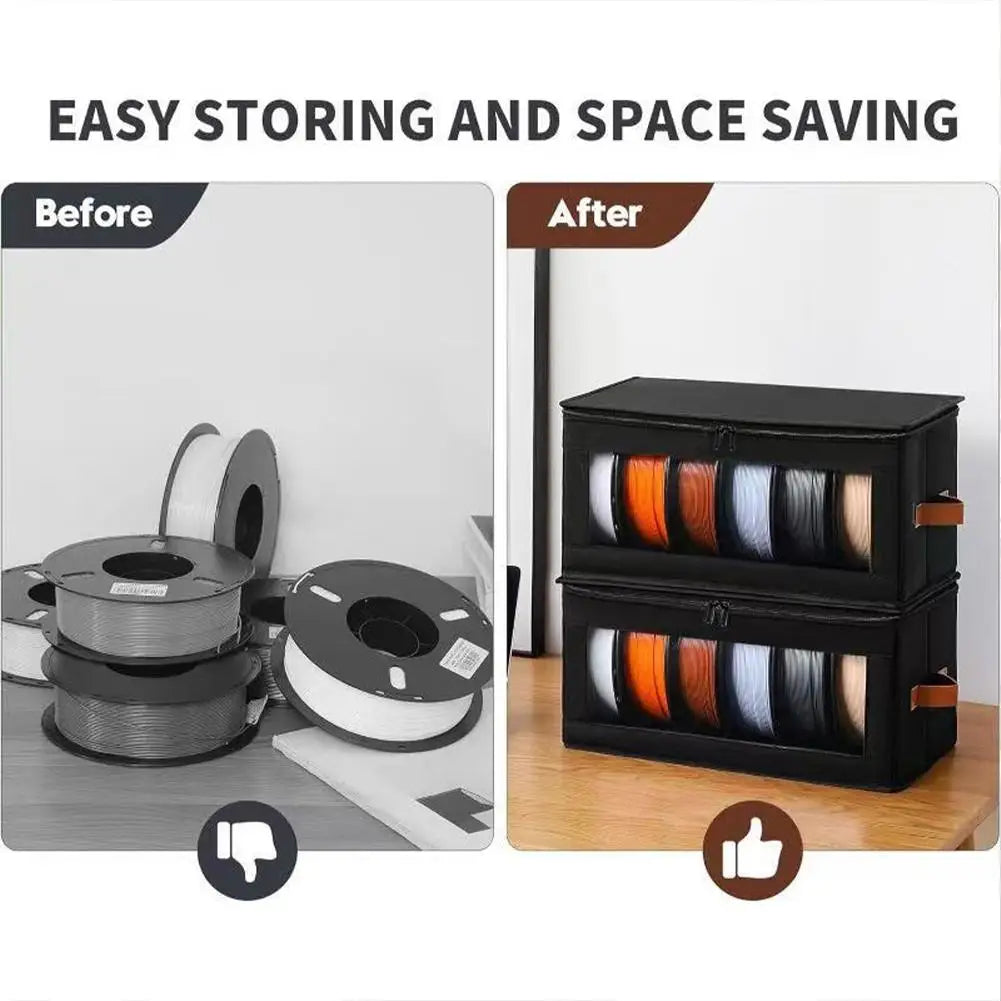 3D Printer Filament Storage Box Dustproof Moisture Proof Large capacity Filament Organizer 3D Printing Accessories Oasis Select