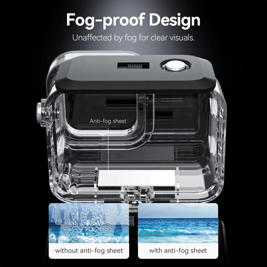 TELESIN 45M Waterproof Case for Insta360 Ace Pro & Pro 2