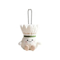 Kawaii Plush Badminton Keychain – Cute Fluffy Bag Charm Gift Plush Keychain Charm Oasis Select A