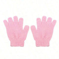2pcs/6pcs/12pcs Reversible Exfoliating Shower Gloves, Body Scrub Gloves, ,Cleansing Tools Bath Towel Bath Products Back Scrub Oasis Select 2pcs pink