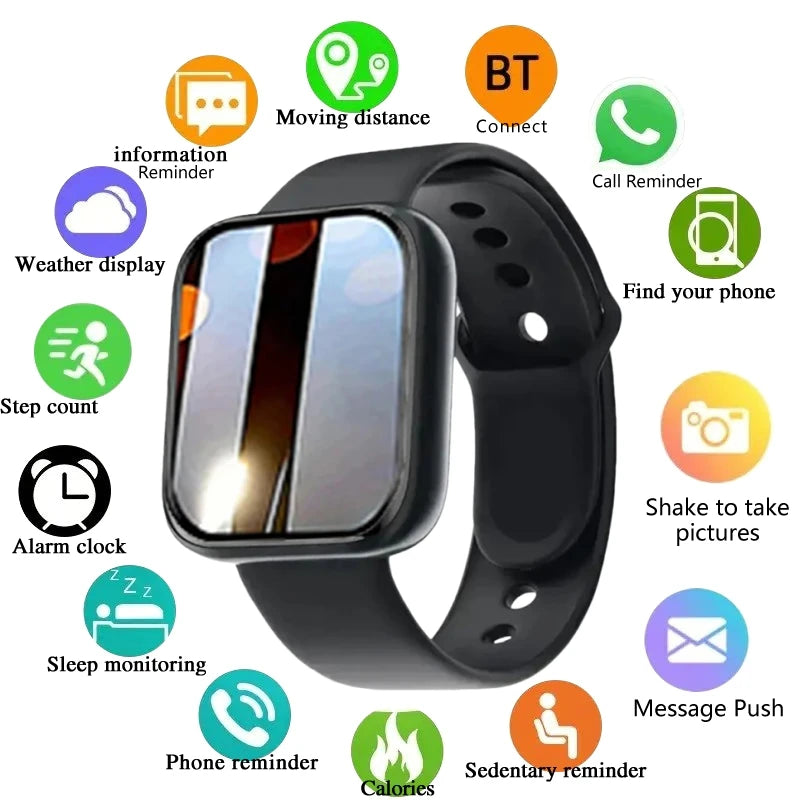 Y68 D20 Smart Watch – Fitness Tracker, Heart Rate & Sleep Monitor