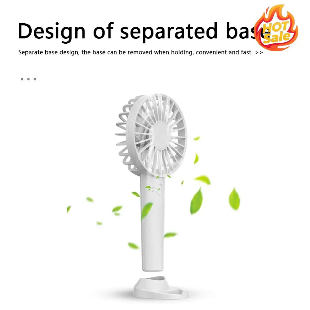 Handheld Fan 3 Speed Mini Portable Hand Fan Mute Small Electric Fan with Phone Stand Pocket Fan for Home Office Travel Dormitory Oasis Select