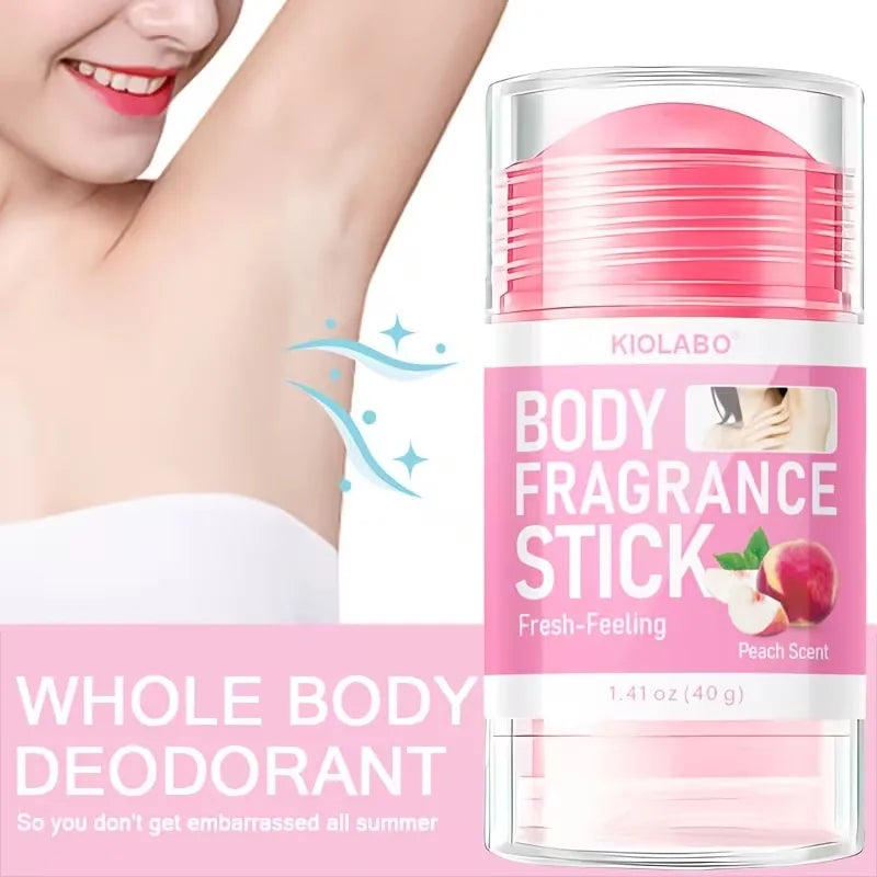 KIOLABO Peach Fresh and Dry Deodorant Stick - Eliminates hand and foot odor, leaving a fresh and cool fragrance Oasis Select