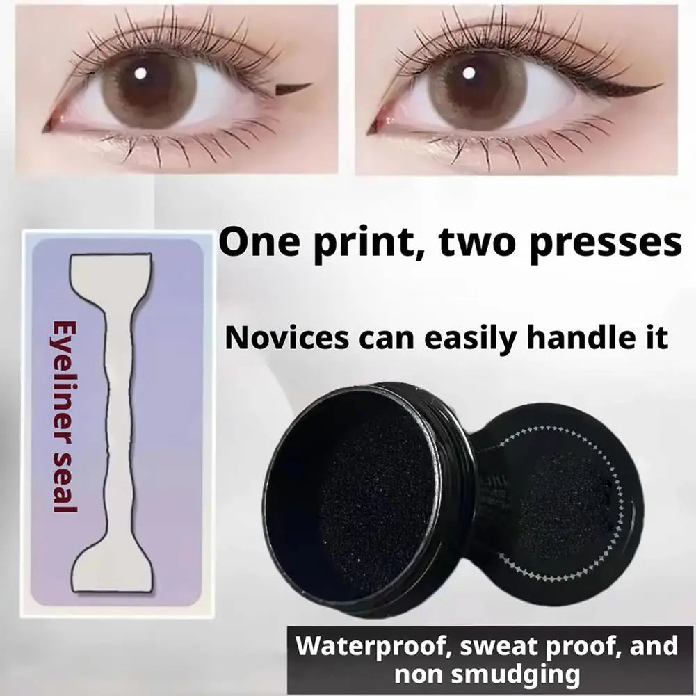 Double Ended Eye Eyeliner Stamps Set Eye Shadow Cosmetic Easy To Color Eye Liner Stamping Stencil Accessories Lash Make Up Tools Oasis Select