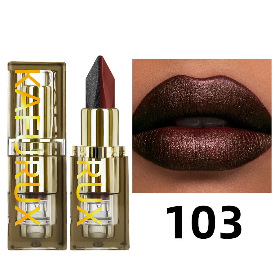 KAFURUX Glitter Two-Tone Gradient Lipstick | Matte Shimmer