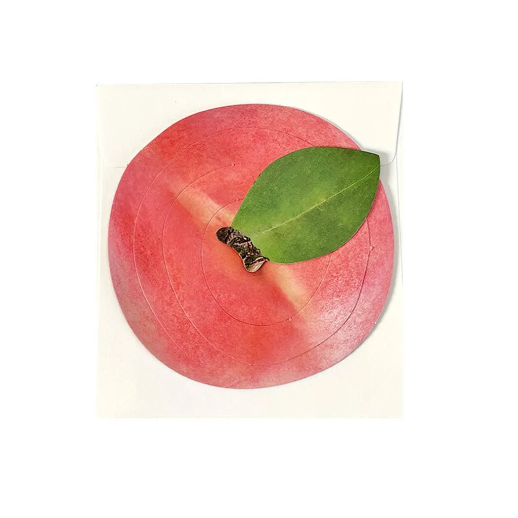 3D Fruit Shaped Greeting Card | Ink-Wash Folding Card & Envelope