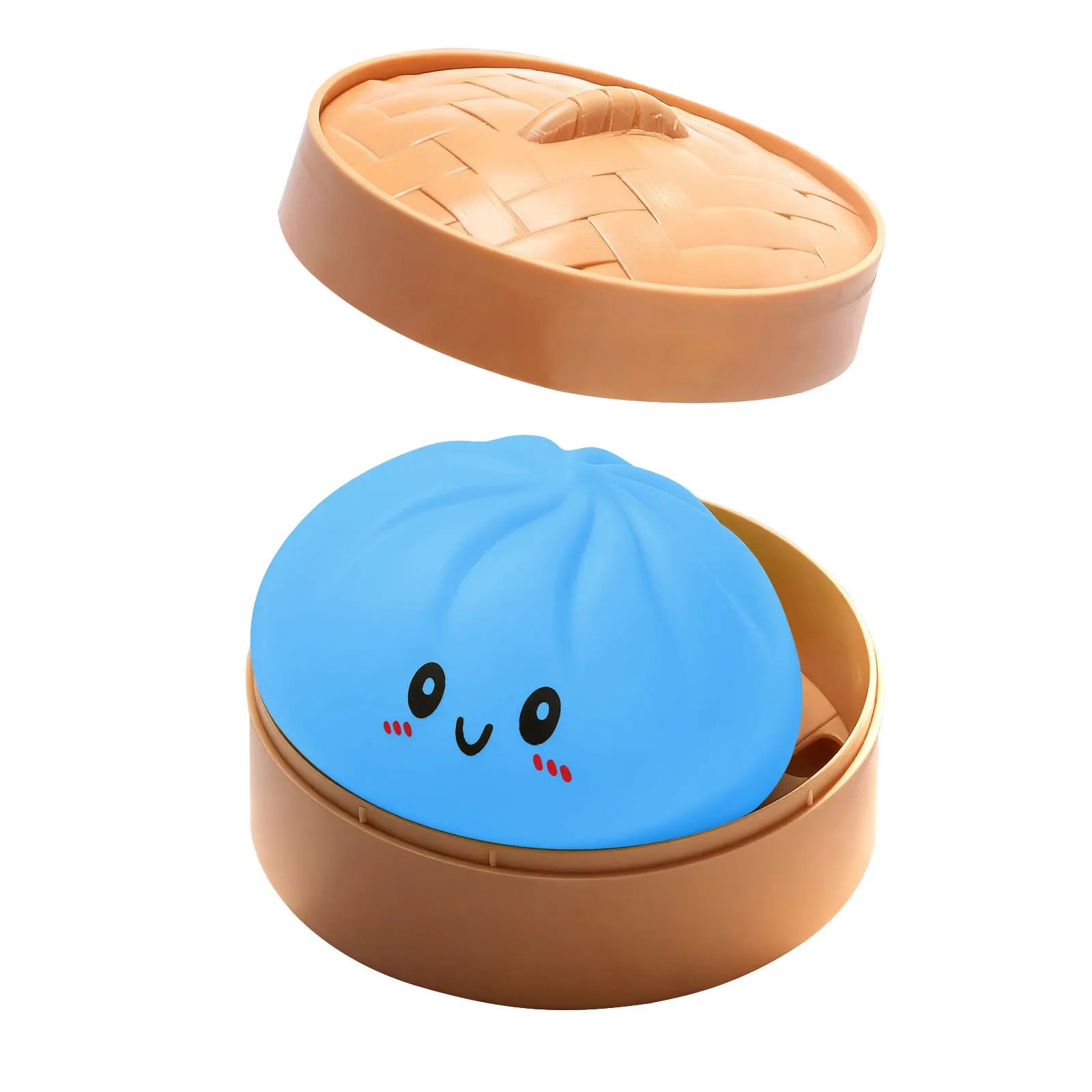Colorful Dumpling Slow Rebound Soft Pinch Decompression Kawaii Squeeze Office Desk Decor Home Office Desktop Ornaments Oasis Select 01 Blue