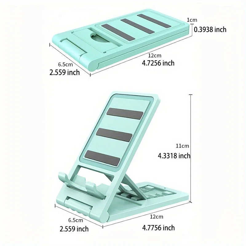 Foldable Desktop Phone Holder Stand - Adjustable Lazy Bracket for iPhone 17 Pro, iPad & Tablets - Portable Tablet Stand Oasis Select