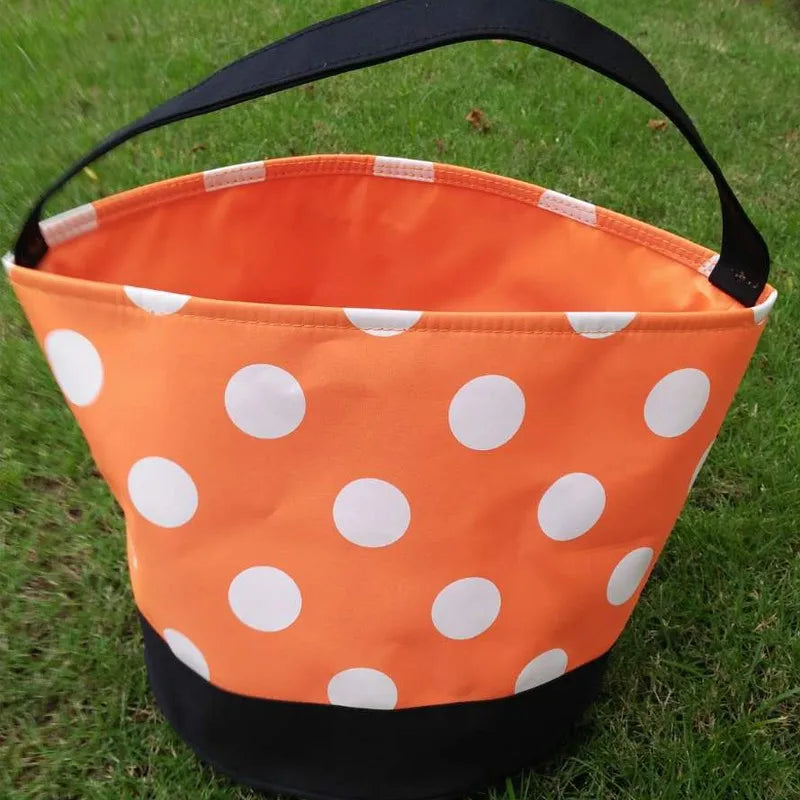 Halloween Portable Canvas Candy Bag Halloween Decoration Basket Kids Tote Bag Pumpkin Basket Halloween Decoration Oasis Select Style 7 Other