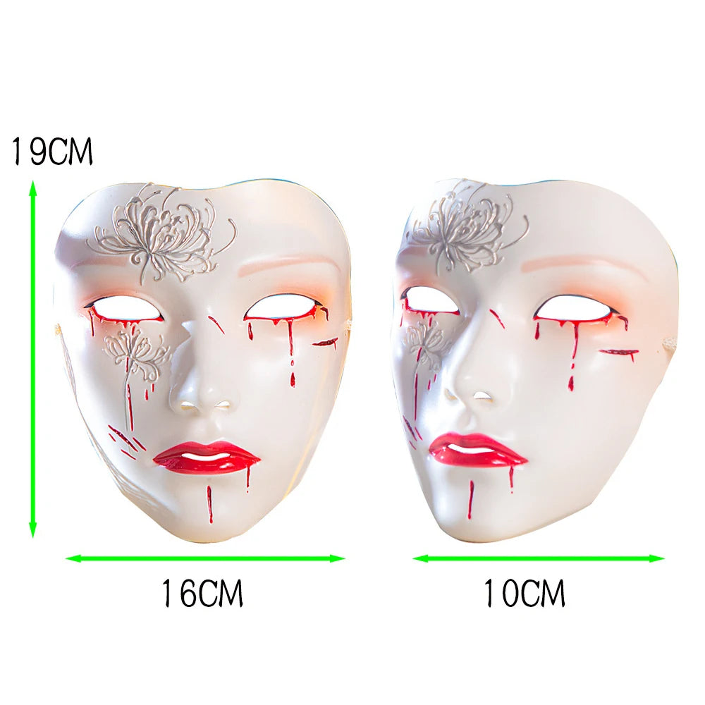 Mask Retro Hand Drawing Fashion Men and Women SameStyle Ancient Style Adult Style Hanfu Props Ball Party Secret Room Accessories Oasis Select