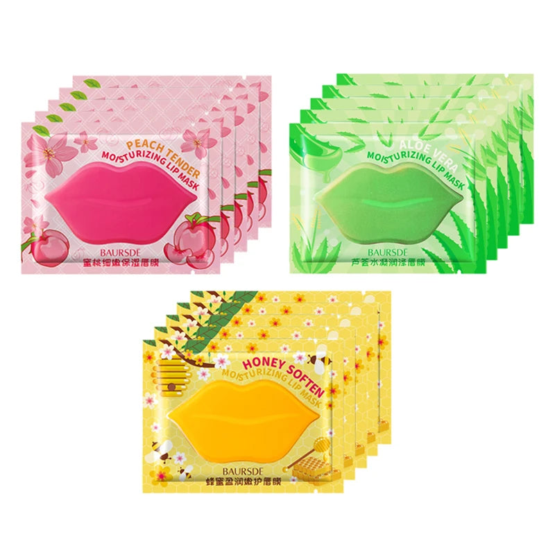 Collagen Nourishing Lip Mask – Hydrating Fruit Essence Patch Lip Mask Patch Oasis Select