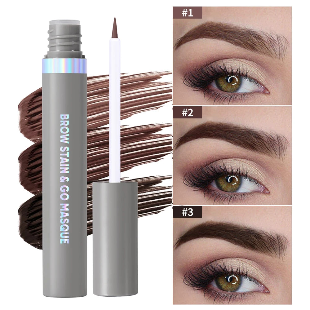 Brow Stain & Go Masque Long Lasting Eye Brow Tint Transfer Proof and Smudge Proof Eyebrow Tint Stain Waterproof Makeup Cosmetic Oasis Select