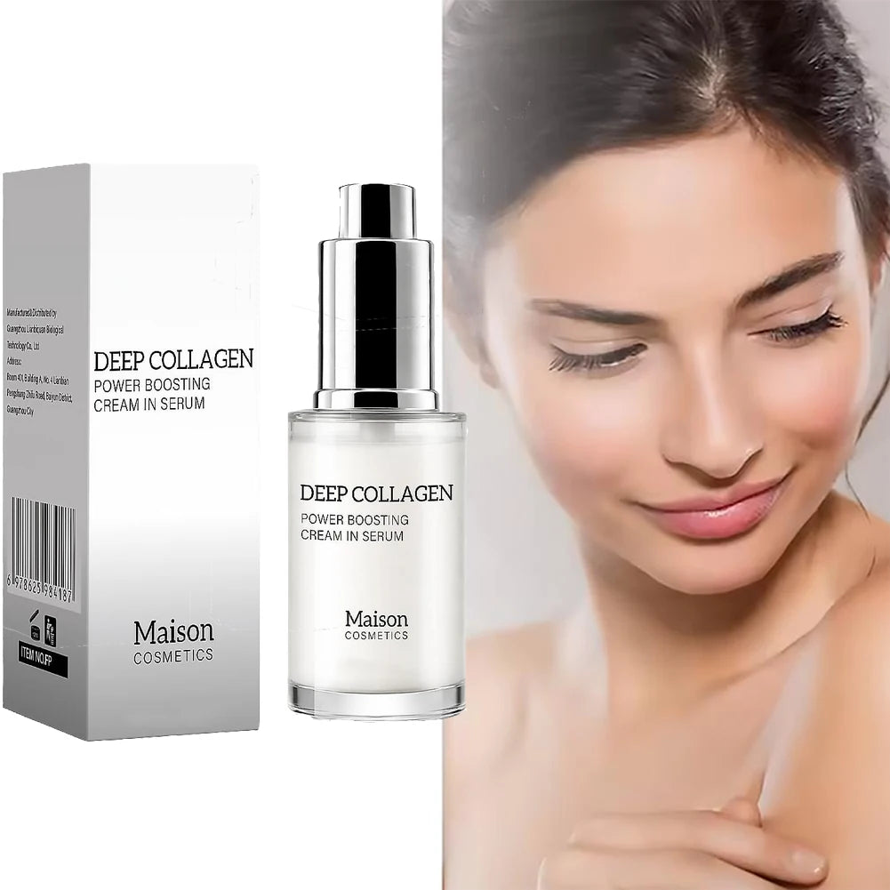 Collagen Essence Serum High Concentration Deep Nourish Moisturizing Repair Skin Elasticity Glow Intensive Hydrate Oasis Select