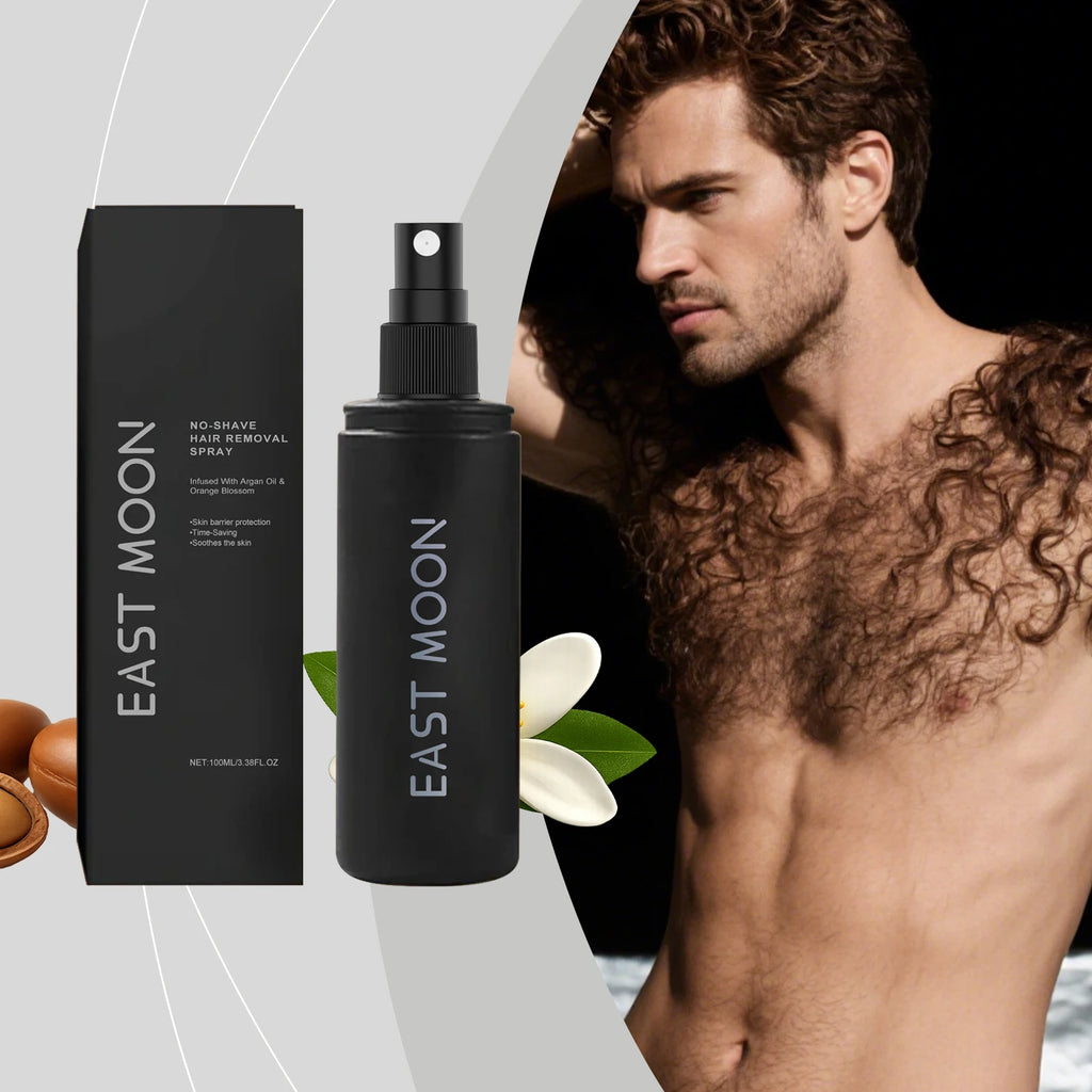 East Moon Argan Oil Hair Removal Spray – Painless Growth Inhibitor Hair Removal Spray Oasis Select