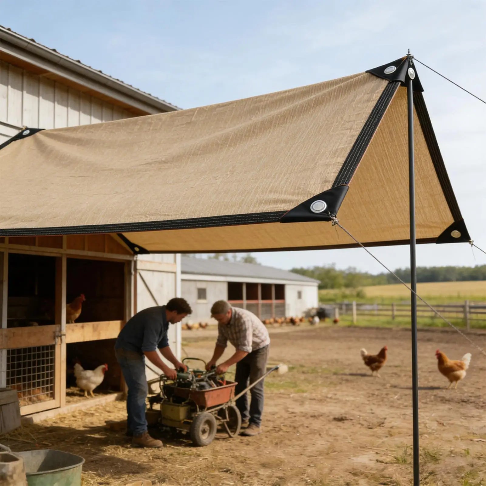 UV Sun Shade Sail – Outdoor Patio, Garden & Camping Cover