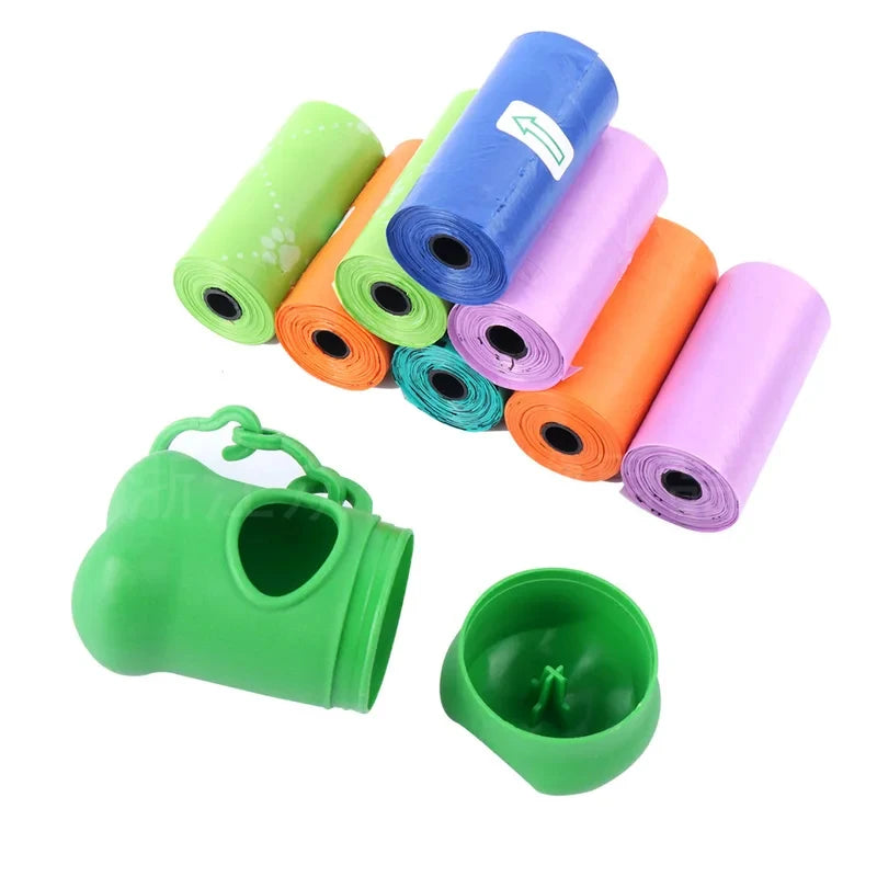 1/3pc Bone Shaped Bag Dispenser Disposable Pet Dog Waste Bag Holder Plastic Garbage Bag Case Carrier Disposal Poop Bag Dispenser Oasis Select
