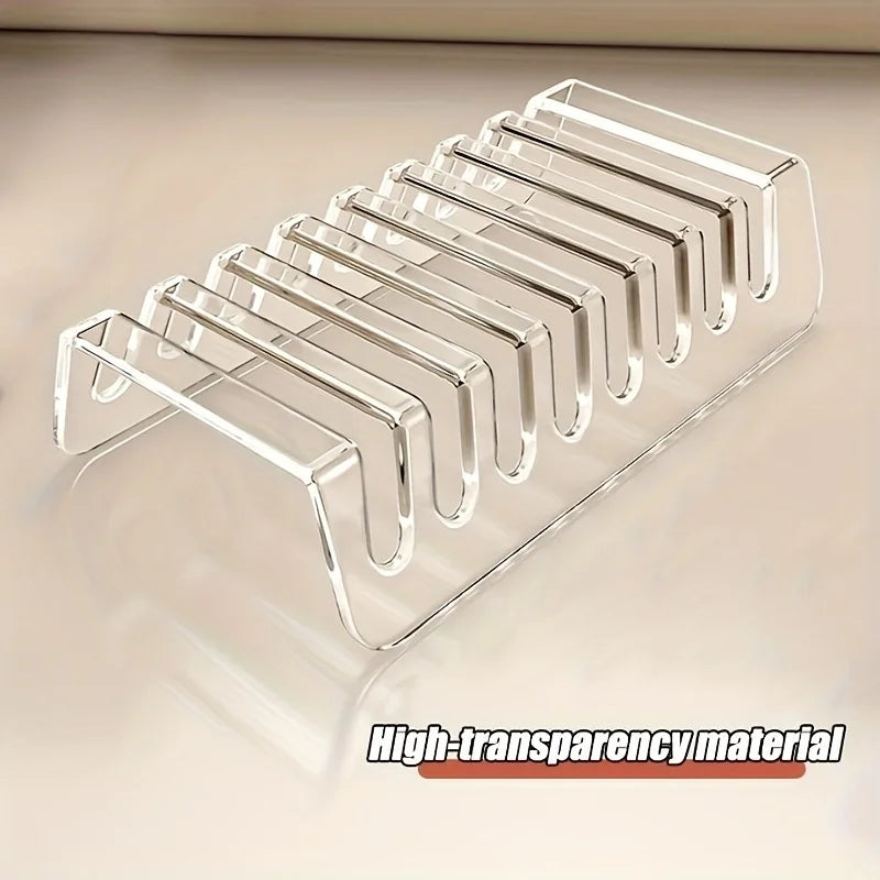 Desktop Phone And Tablet Stand Clear Acrylic Holder Multiple Device Charging Display Organizer Rack Multi Desk Office Storage Oasis Select