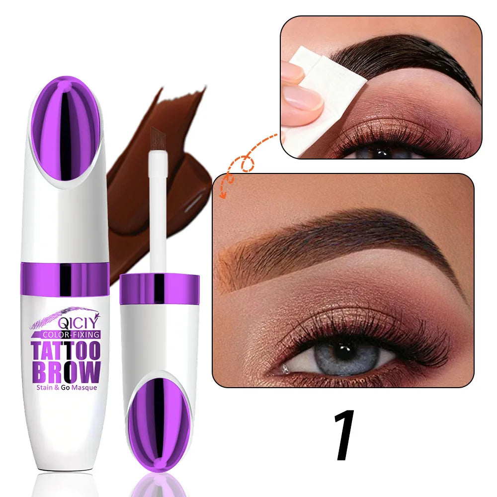 Waterproof Tear-Off Eyebrow Adhesive – Long-Lasting Color Eyebrow Adhesive Oasis Select 1