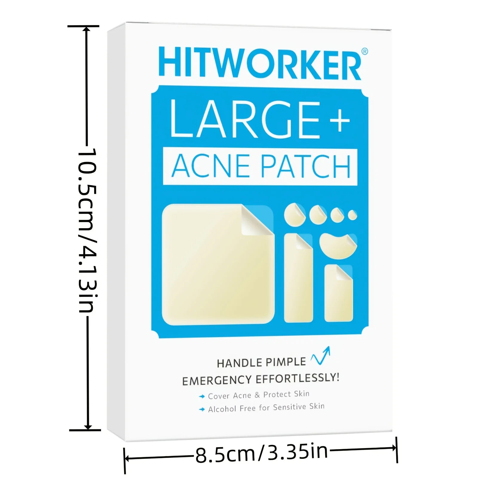 400 acne patches hydrogel coating, suitable for all kinds of light skin, daily use&photo props, facial acne patches, creative sk Oasis Select