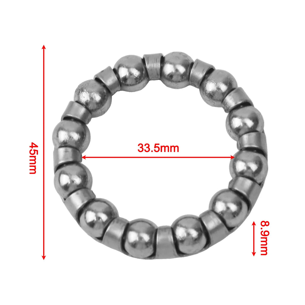 For Axle Replacement Axle Bearing Ball Bearing Bike Maintenance 33.5mm Bike Axle Bearing Replacement Kit Crankset Oasis Select