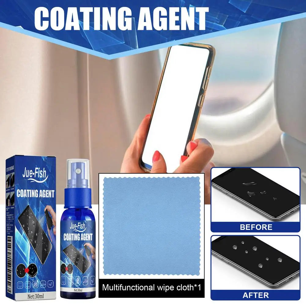 30ml Phone Screen Coating – Hydrophobic Anti-Fingerprint Liquid