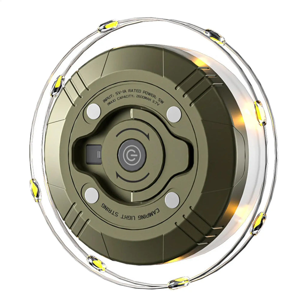 Camping Light LED Reel String Lights Outdoor USB Camping Lamp Recyclable LED Atmosphere Light For Garden Tent Room Decor Oasis Select