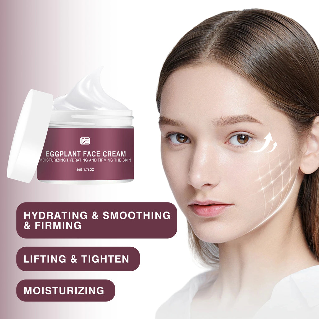 Veérenae Eggplant Face Cream – Oil-Free Pore-Minimizing Moisturizer