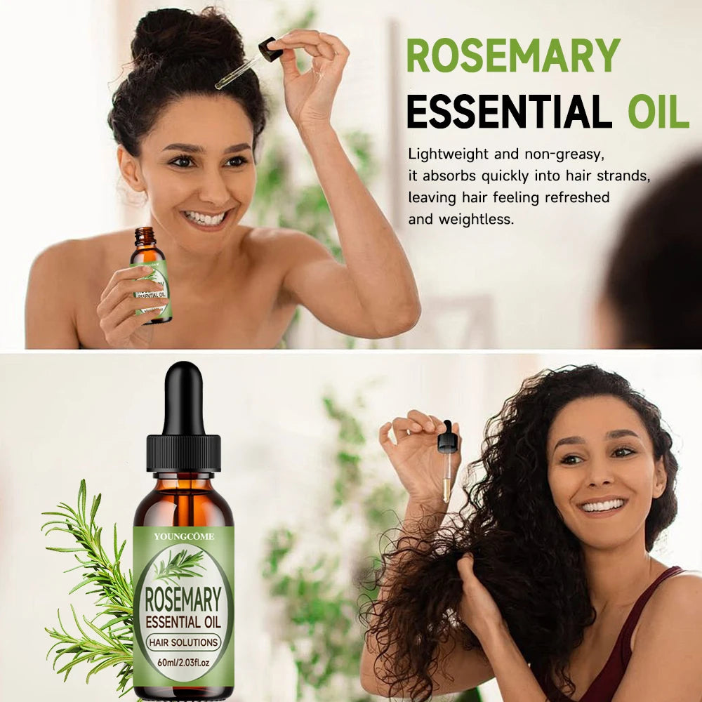 Rosemary Essential Oil Hair Mask & Nourishing Serum – YOUNGCOME Rosemary Hair Mask Oasis Select