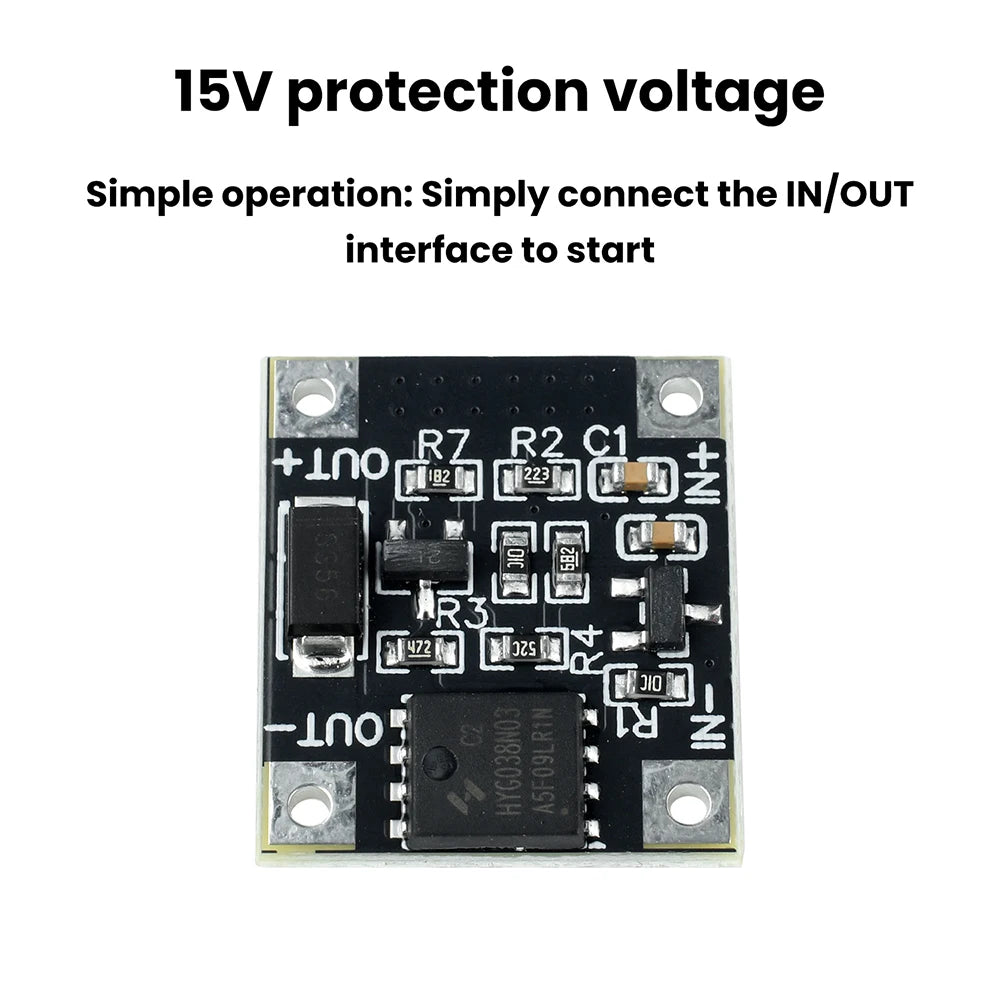 18V20V21V Lithium Battery Protection Board 15V Protection Voltage Over Discharge Protection Low Voltage Protection Under Voltage Oasis Select