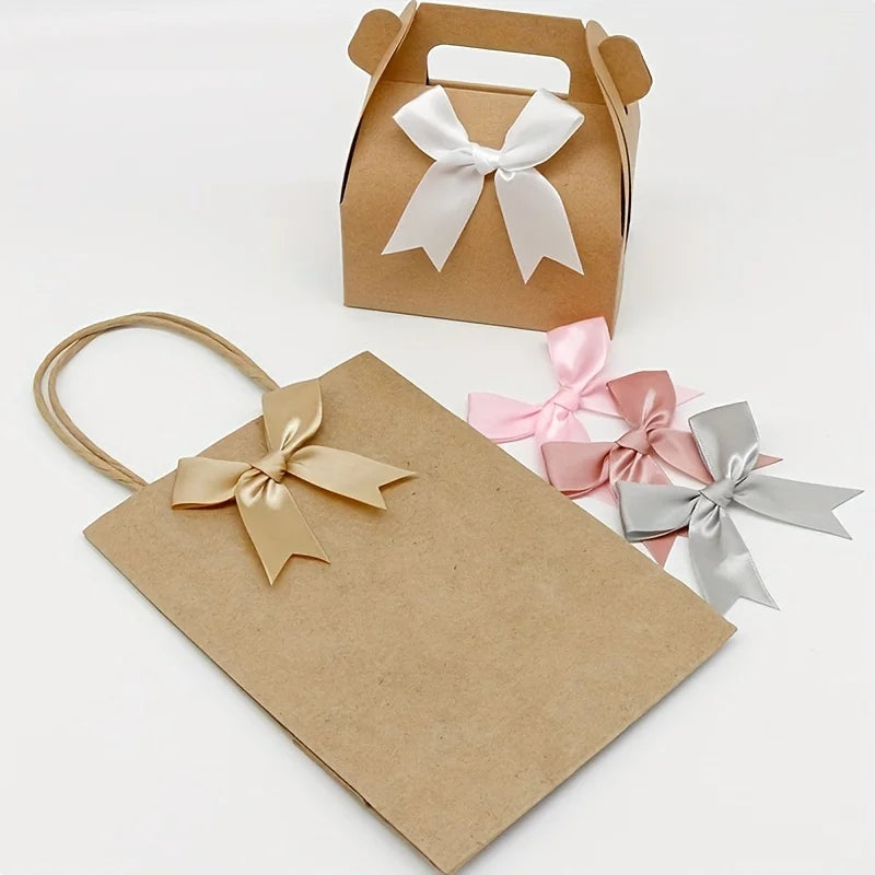 50pcs, decorative bow 3.35 inches, gift wrapping decoration, wedding, holiday and DIY crafts, birthday gifts, accessories Oasis Select
