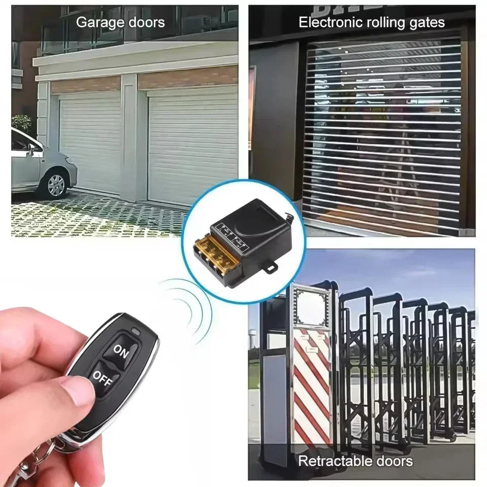 433MHz Wireless Remote Control Switch AC 75-220V DC 9-72V 30A Relay Wireless Relay Switch Oasis Select