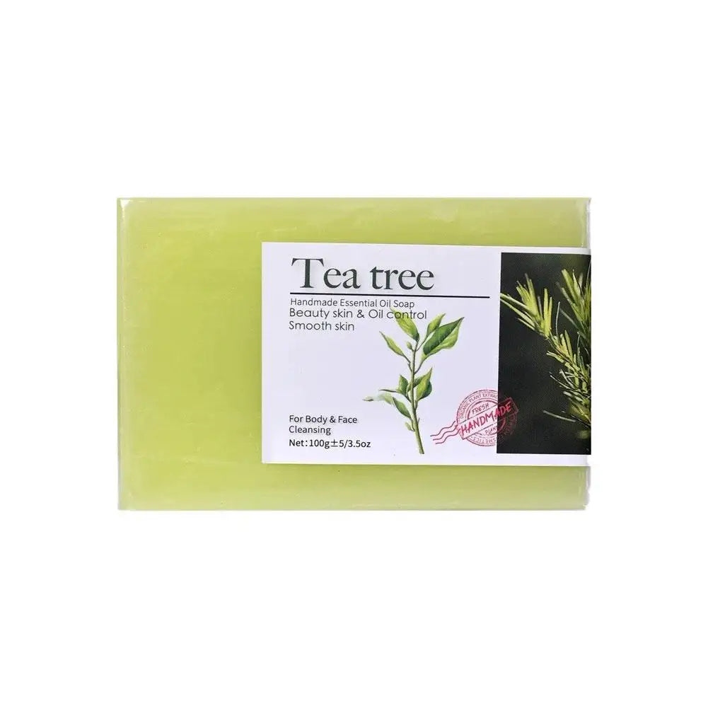 Tea Tree Oil Soap Bar – Handmade Natural Face & Body Wash Natural Soap Bar Oasis Select 1pc