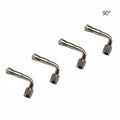 2 Pcs Motorcycle 45 90 135 Degree Angle Bent Valve Adaptor Tyre Tube Valve Extension Adapter for Truck Car Moto Bike Oasis Select Silver-90 4pcs