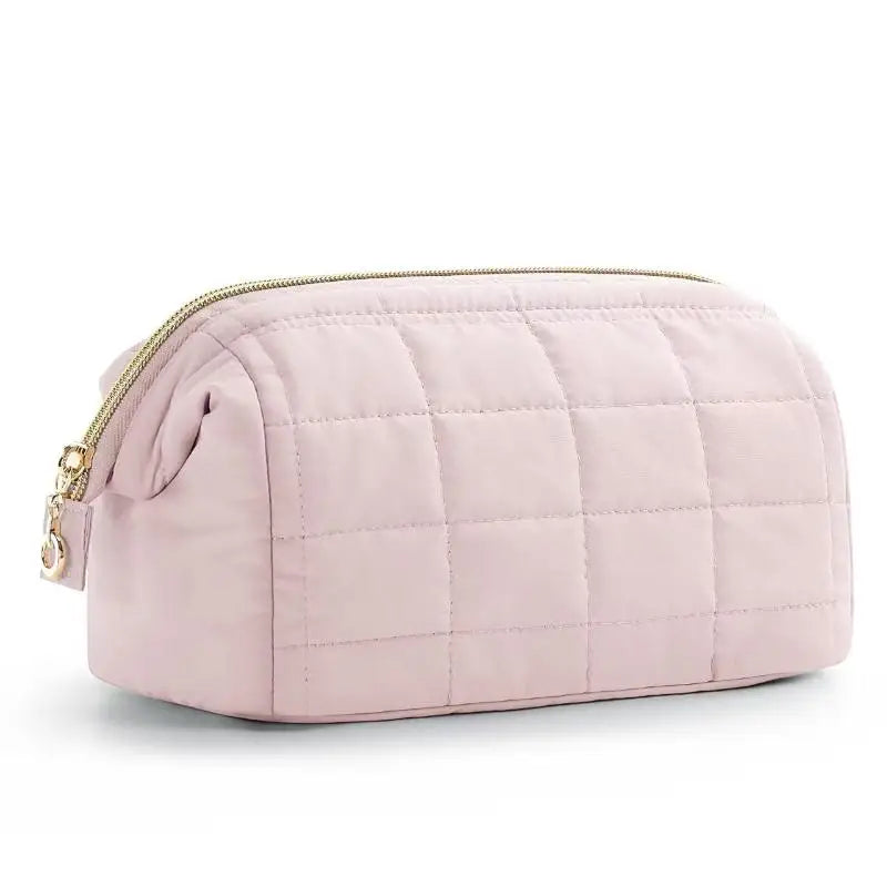 Makeup Bag Travel Makeup Bag Cosmetic Storage Box Expandable Storage Travel Essentials Toiletries Brushes Oasis Select Pink