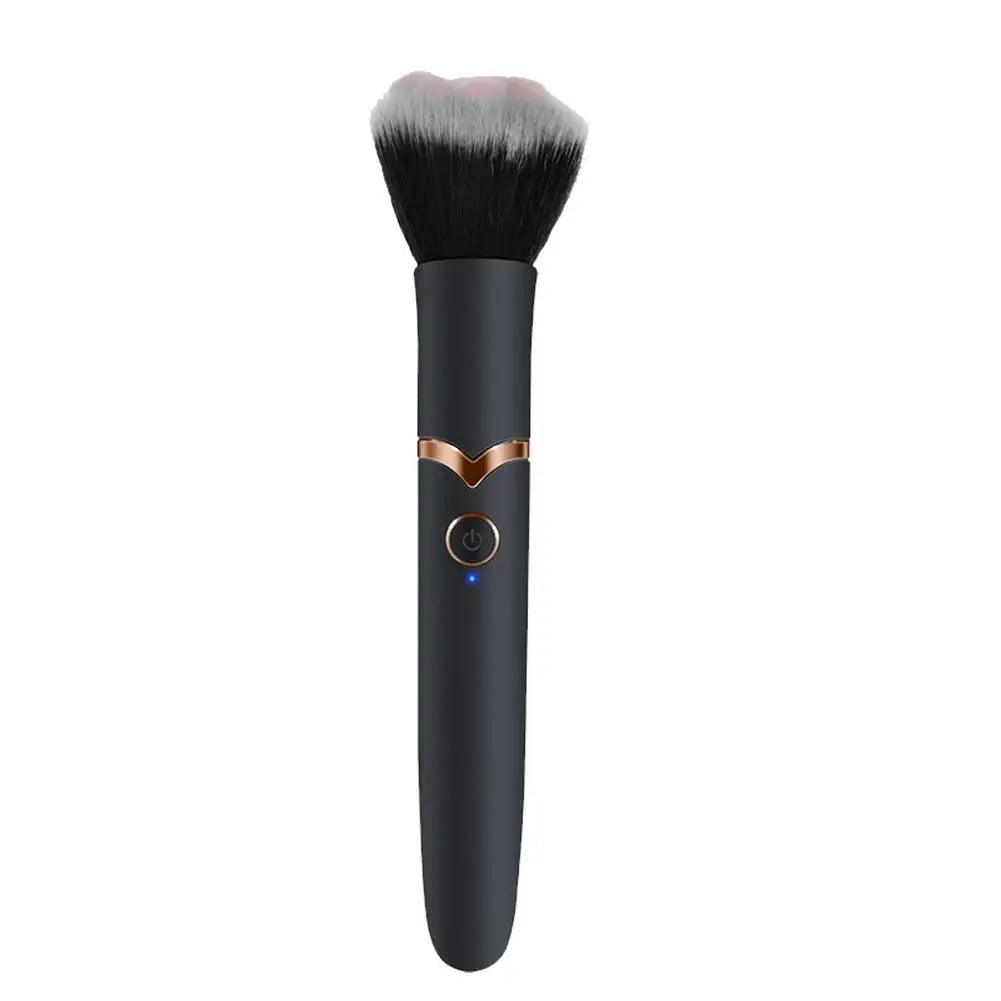 Electric Makeup Brush, 10 Gears Vibration Blush Makeup Brushes Loose Powder Shadow Brushes Vibrating Makeup Brush Rotating Brush Oasis Select D
