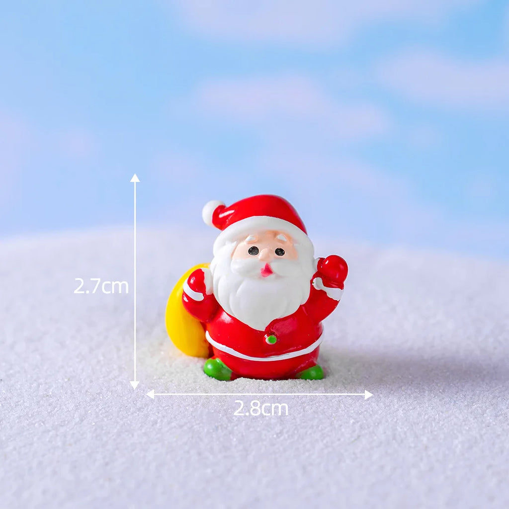 Christmas Resin Figurine Ornament – Santa, Snowman & Bear