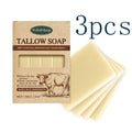 OceAura Grass-Fed Beef Tallow Soap – Face & Body Bar Natural Bar Soap Oasis Select 3pcs